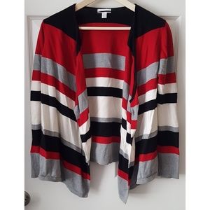 Charter Club Striped Cardigan
